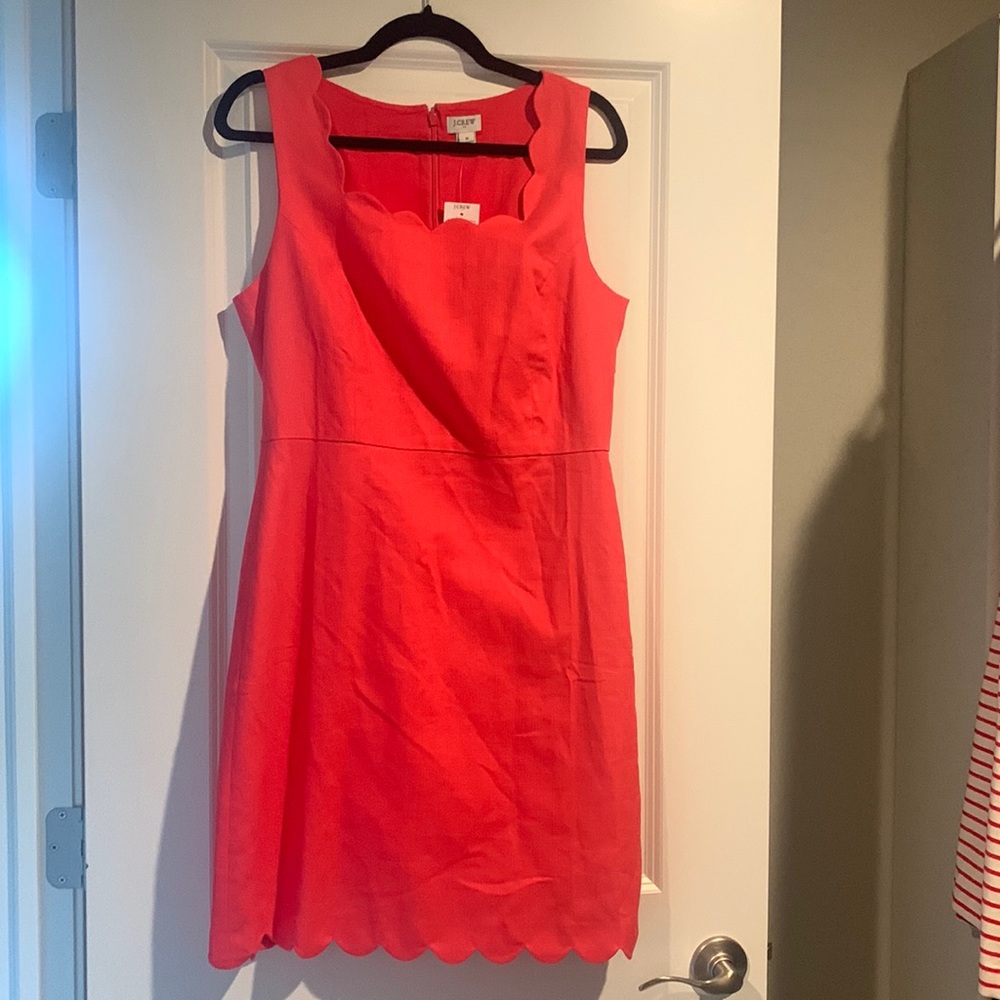 J.Crew Scalloped Shift Dress
